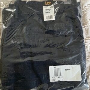 Lee Flex Motion Relax Fit Mid Rise Woman's Size 20w Jeans - Dark Blue